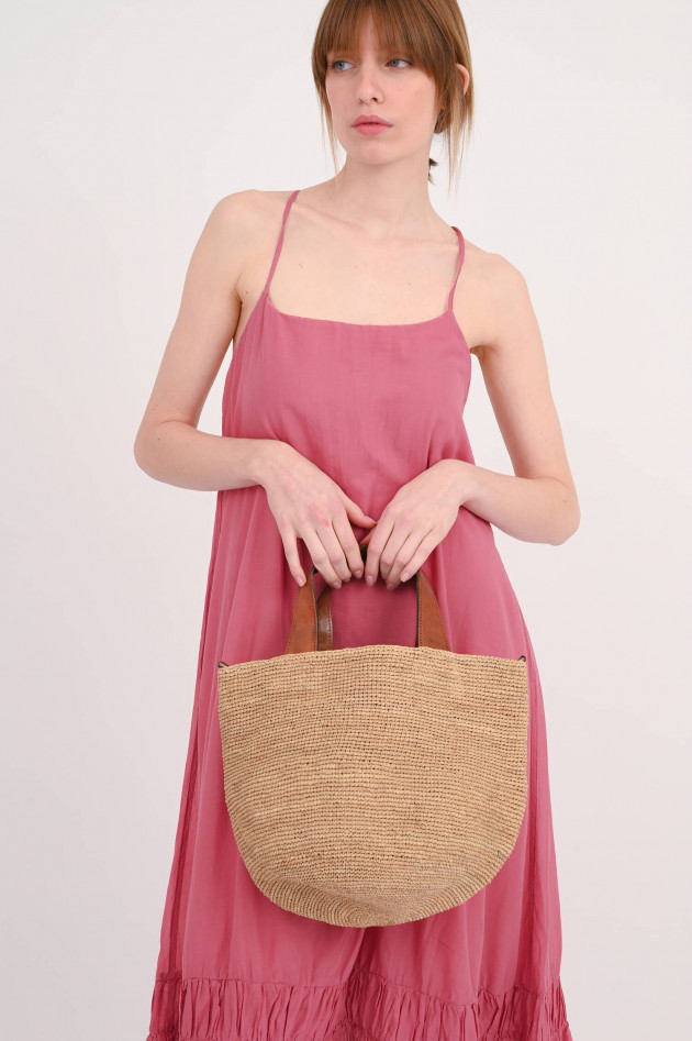Devotion Twins Maxikleid KARLA mit Volants in Sandrot