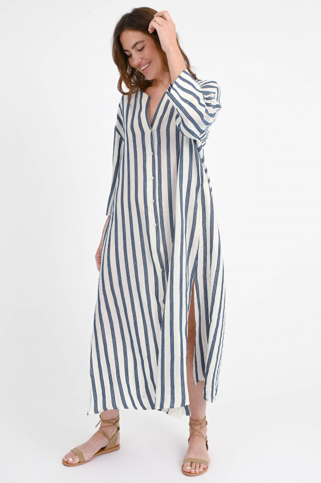 Devotion Twins Kleid HYPONOTIC mit Rückenausschnitt in Blau/Weiß