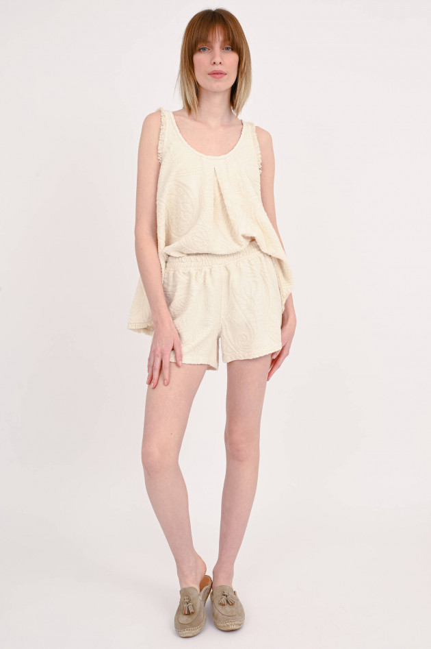 Devotion Twins Frottee-Shorts TATIANA in Creme