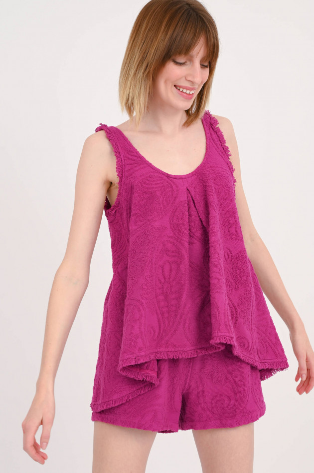 Devotion Twins Frottee-Top ROSEL in Magenta