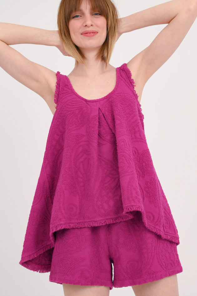 Devotion Twins Frottee-Top ROSEL in Magenta