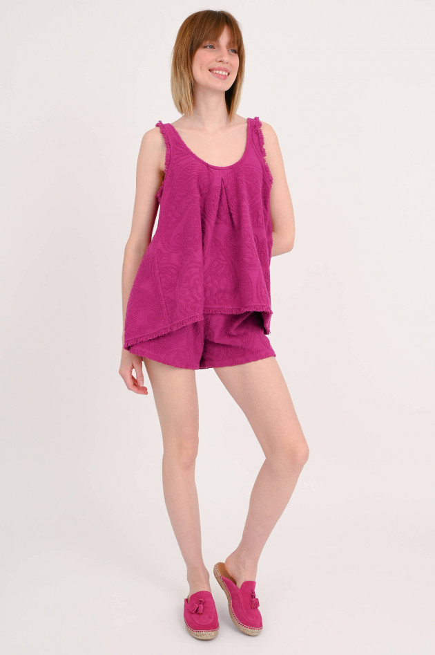 Devotion Twins Frottee-Top ROSEL in Magenta