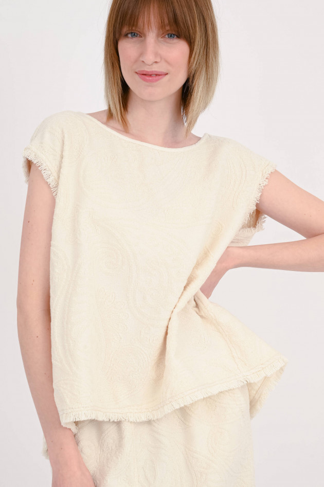Devotion Twins Frottee-Shirt DEPI in Creme