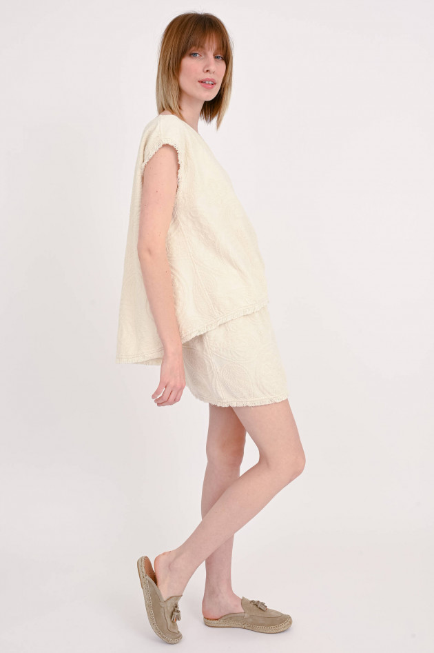 Devotion Twins Frottee-Shirt DEPI in Creme