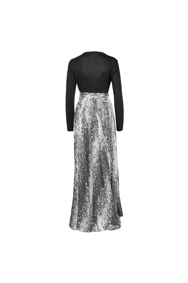 Diane von Fürstenberg Wickelkleid in Schwarz/Weiß