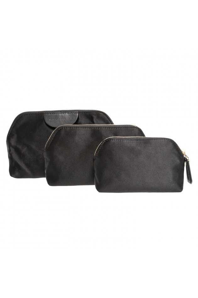 Diane von Fürstenberg Kosmetiktaschen Set in Schwarz