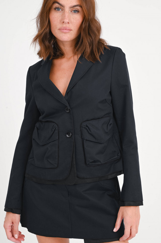 Dorothee Schumacher Blazer aus Baumwolle in Navy