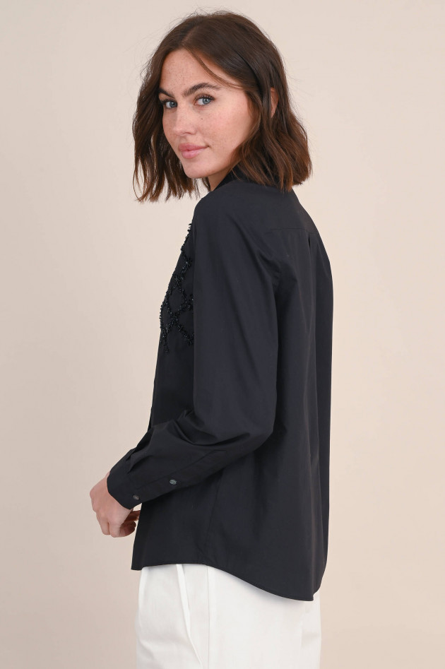 Dorothee Schumacher Bluse SPARKLING POPLIN in Schwarz