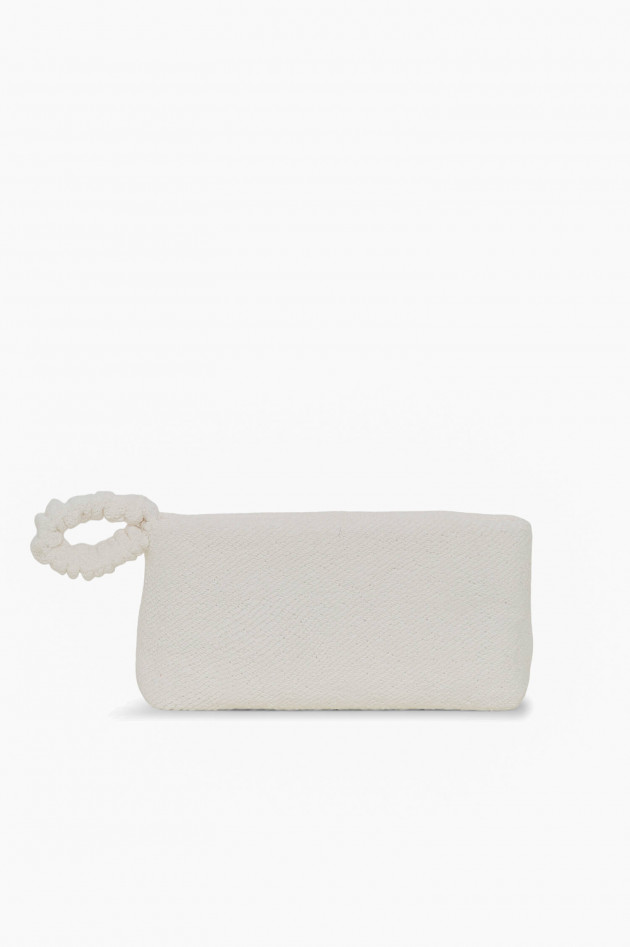 Dorothee Schumacher Frottee-Clutch in Weiß