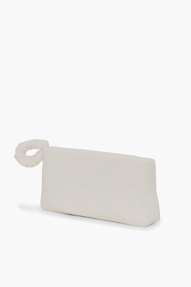 Dorothee Schumacher Frottee-Clutch in Weiß