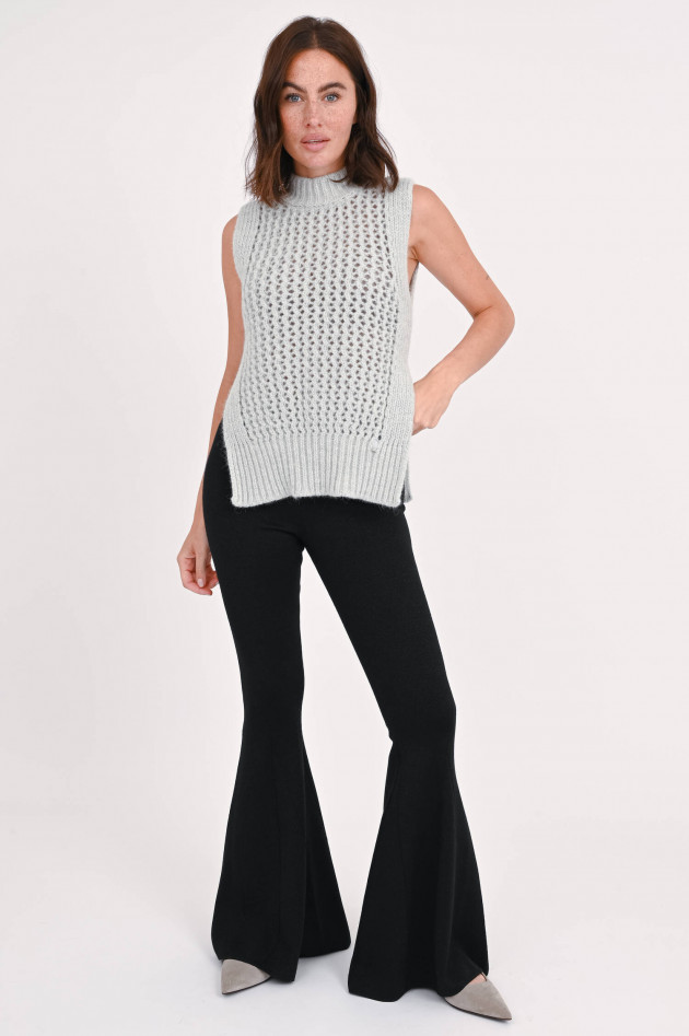 Dorothee Schumacher Strickhose mit Lurex in Schwarz