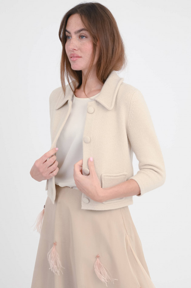 Dorothee Schumacher Strickjacke aus Cashmere-Mix in Angora