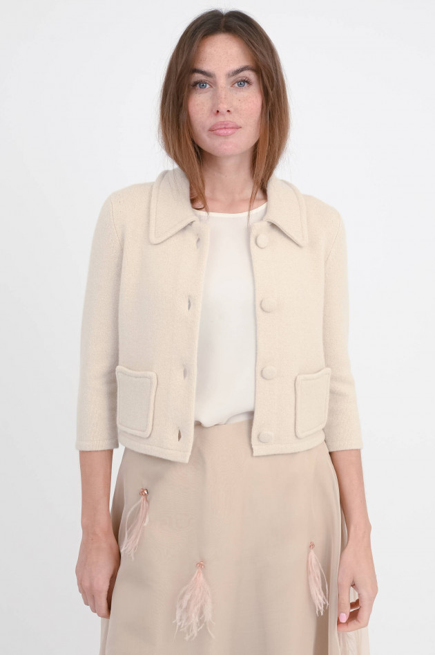Dorothee Schumacher Strickjacke aus Cashmere-Mix in Angora