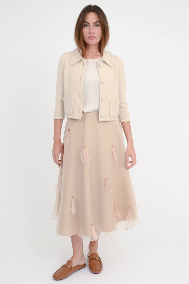 Dorothee Schumacher Strickjacke aus Cashmere-Mix in Angora