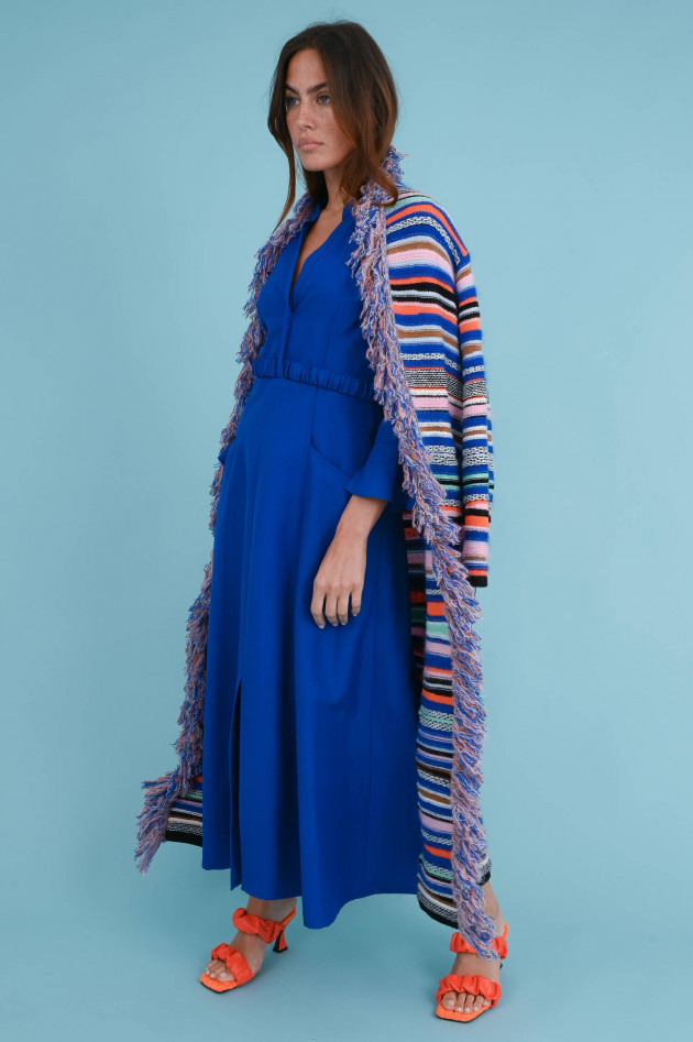 Dorothee Schumacher Midi Kleid mit Cut-Outs in Royalblau