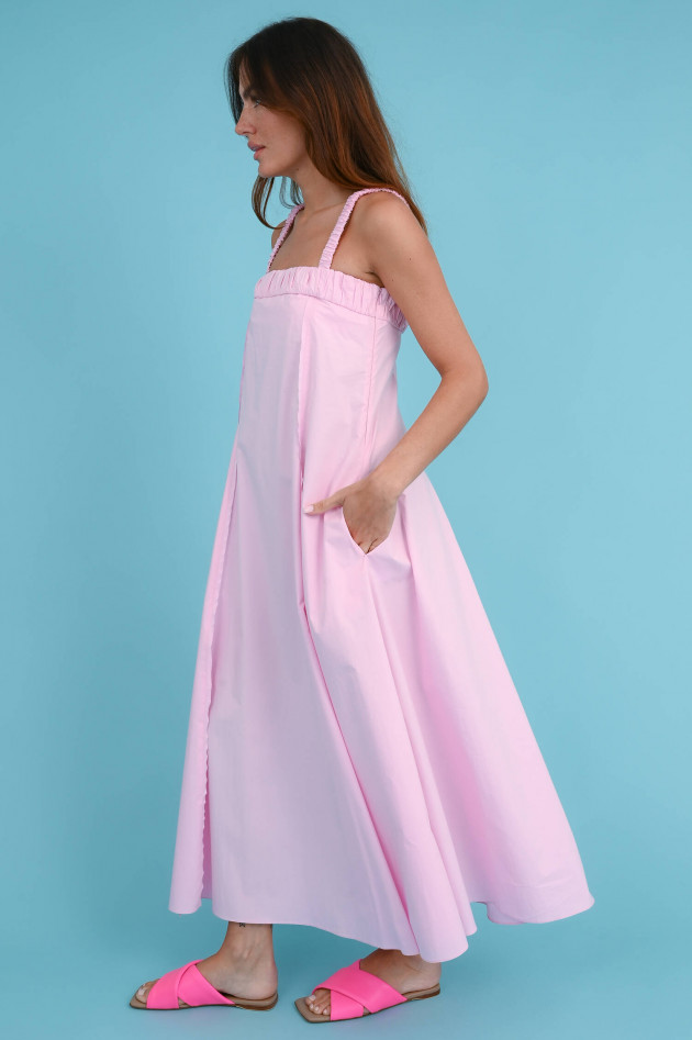 Dorothee Schumacher Trägerkleid mit Gummizug in Rosa