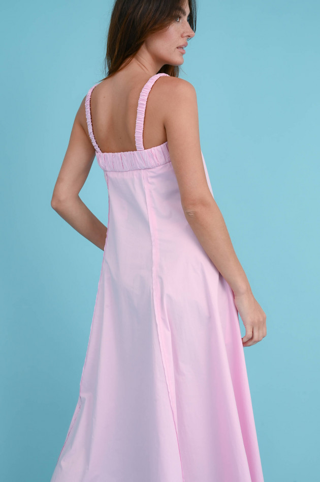 Dorothee Schumacher Trägerkleid mit Gummizug in Rosa