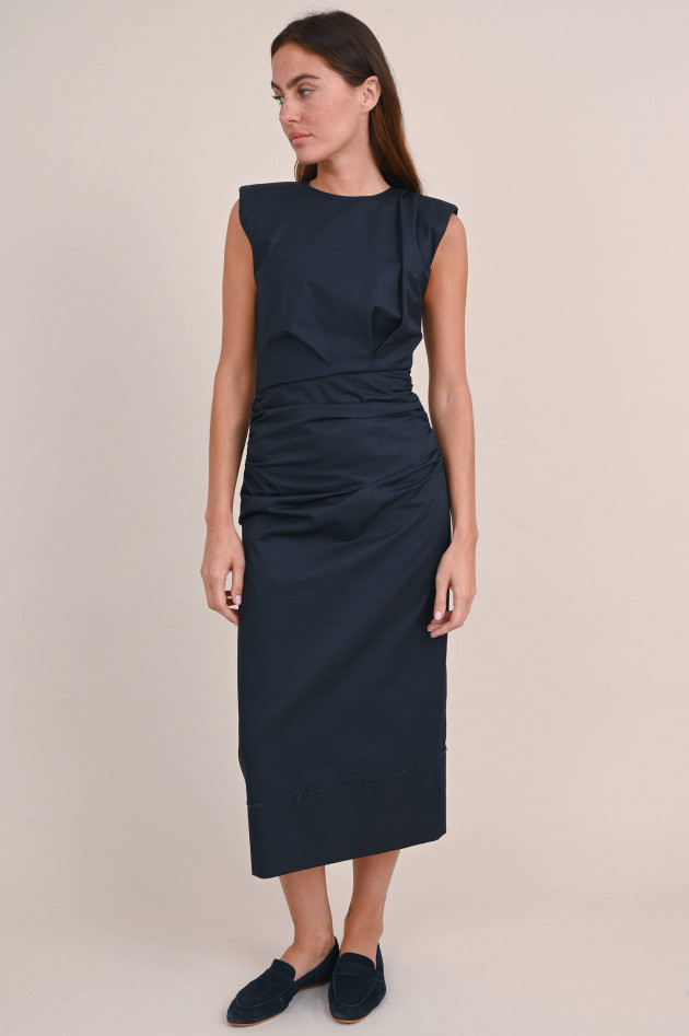 Dorothee Schumacher Kleid mit Raffung in Navy
