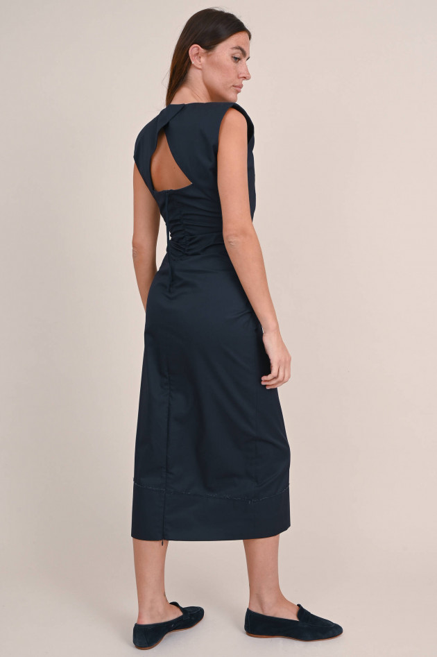 Dorothee Schumacher Kleid mit Raffung in Navy