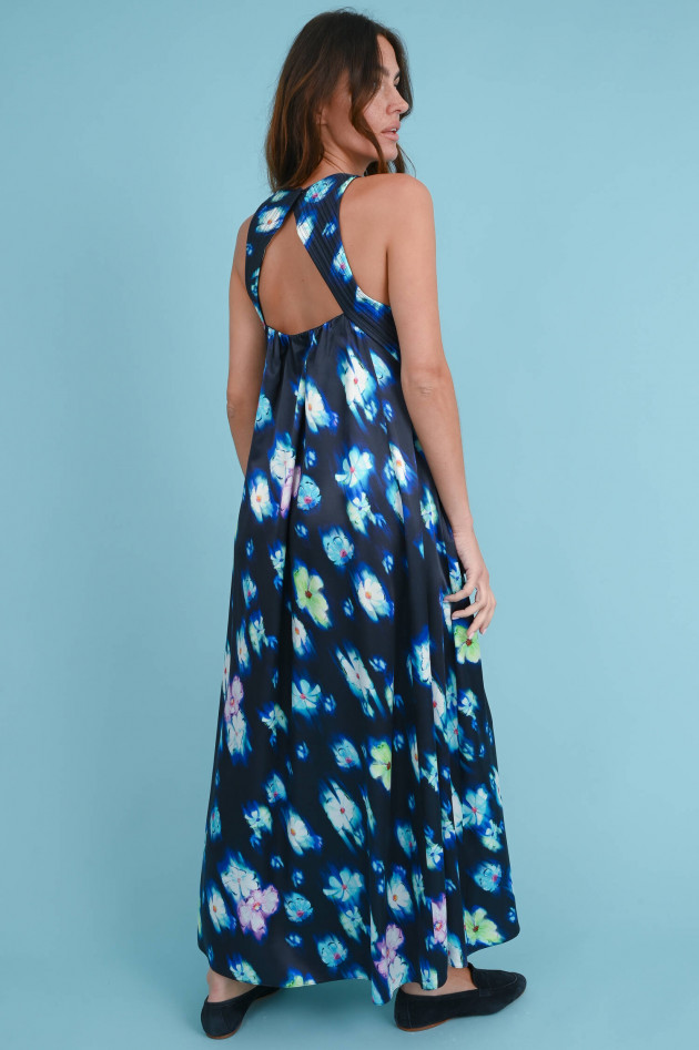 Dorothee Schumacher Kleid mit Neon-Print in Navy