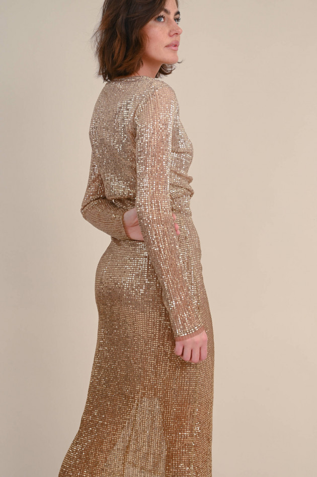 Dorothee Schumacher Paillettenkleid SHIMMERING DREAMS in Gold