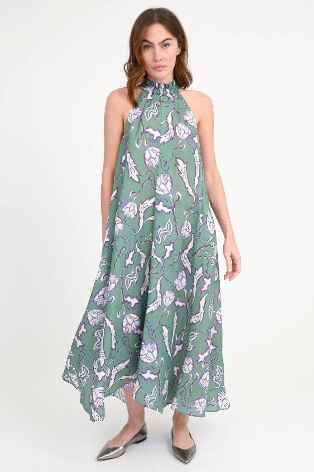 Dorothee Schumacher Kleid SUMMER BREEZE in Grün/Lila gemustert