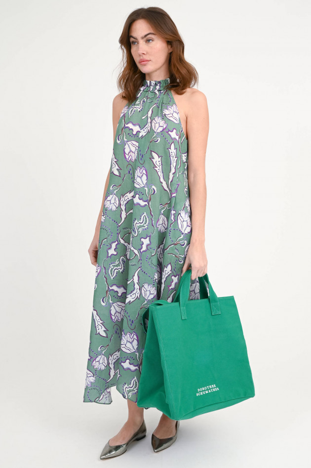 Dorothee Schumacher Kleid SUMMER BREEZE in Grün/Lila gemustert