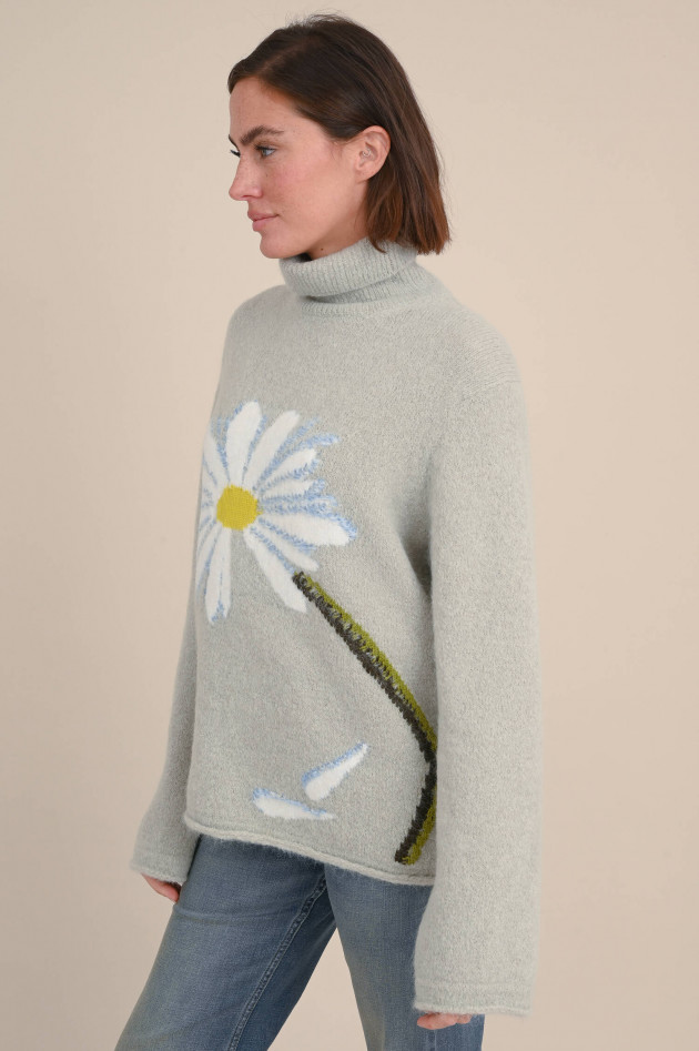 Dorothee Schumacher Strickpullover COZY DAISY in Salbeigrün