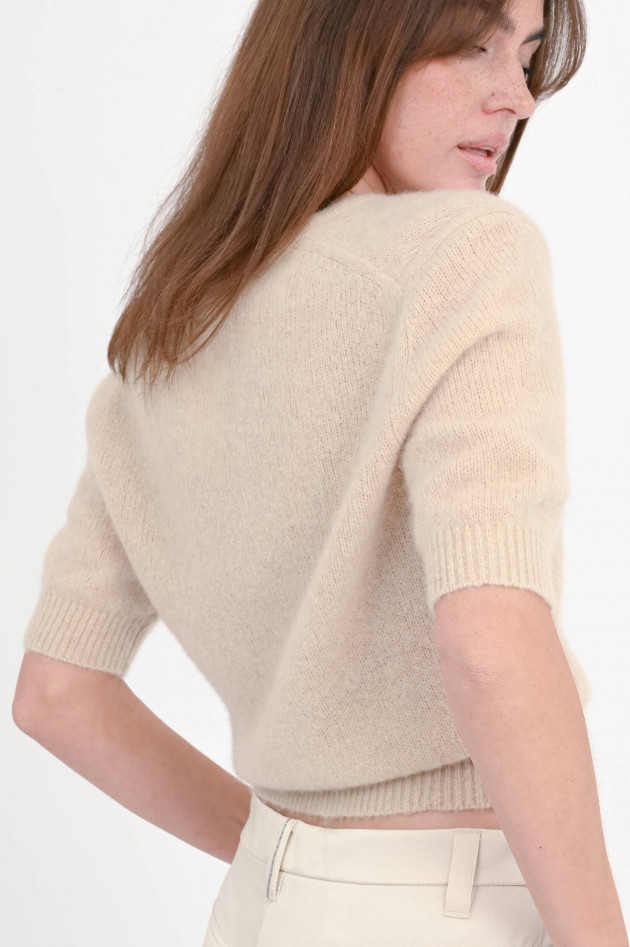 Dorothee Schumacher Cashmere-Pullover mit V-Neck in Baby Camel