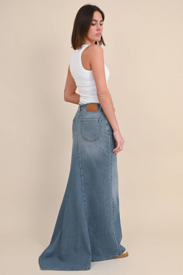 Dorothee Schumacher Maxi Rock DENIM LOVE in Mittelblau