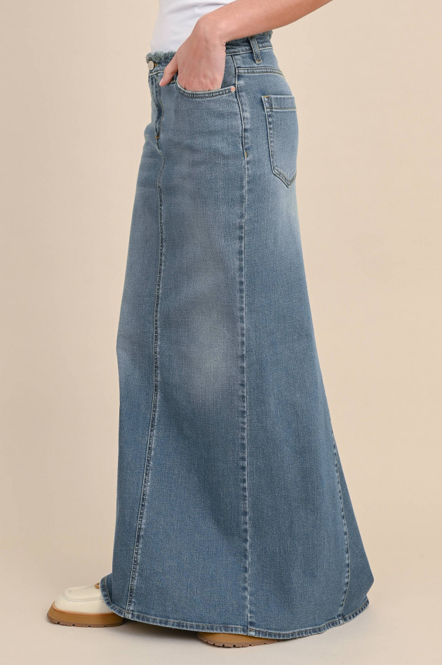 Dorothee Schumacher Maxi Rock DENIM LOVE in Mittelblau