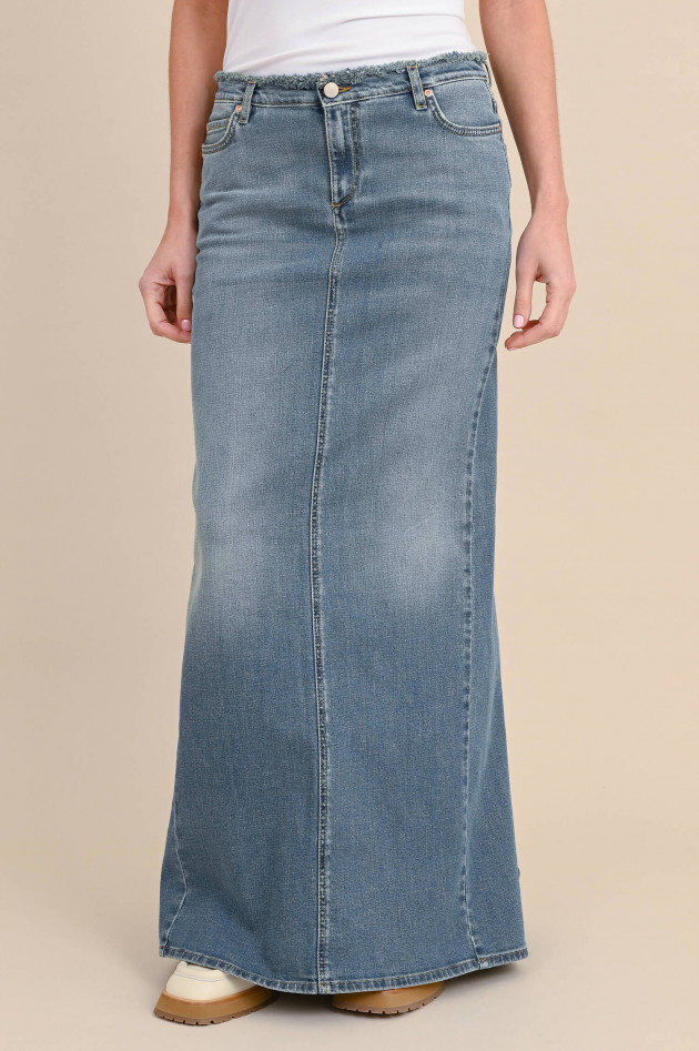 Dorothee Schumacher Maxi Rock DENIM LOVE in Mittelblau