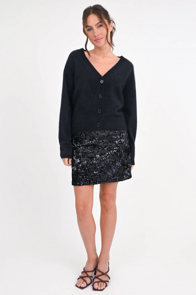 Dorothee Schumacher  Pailletten-Minirock in Schwarz