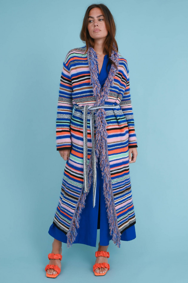 Dorothee Schumacher Maxi-Strickmantel in Multicolor