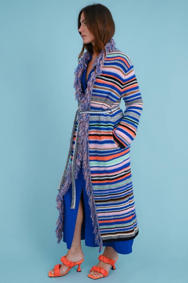 Dorothee Schumacher Maxi-Strickmantel in Multicolor
