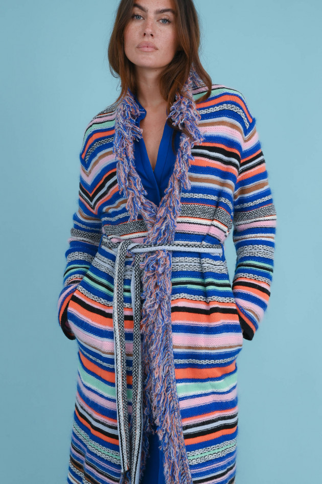 Dorothee Schumacher Maxi-Strickmantel in Multicolor