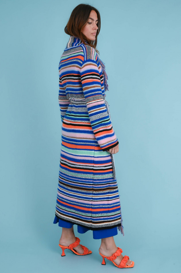 Dorothee Schumacher Maxi-Strickmantel in Multicolor