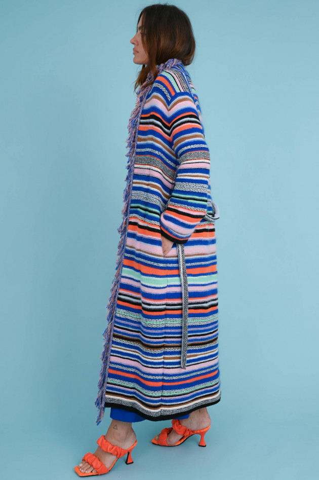 Dorothee Schumacher Maxi-Strickmantel in Multicolor