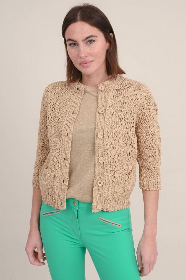 Dorothee Schumacher Cardigan COTTON LOVE in Camel