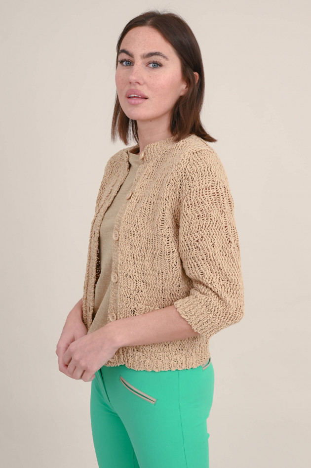 Dorothee Schumacher Cardigan COTTON LOVE in Camel