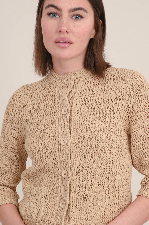 Dorothee Schumacher Cardigan COTTON LOVE in Camel