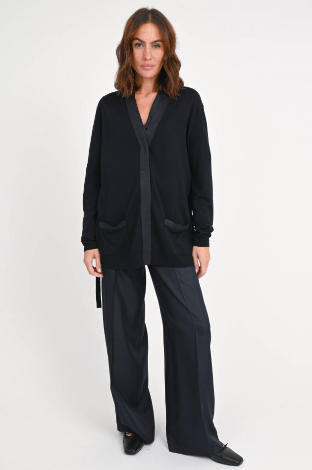 Dorothee Schumacher Cardigan aus Wolle in Navy