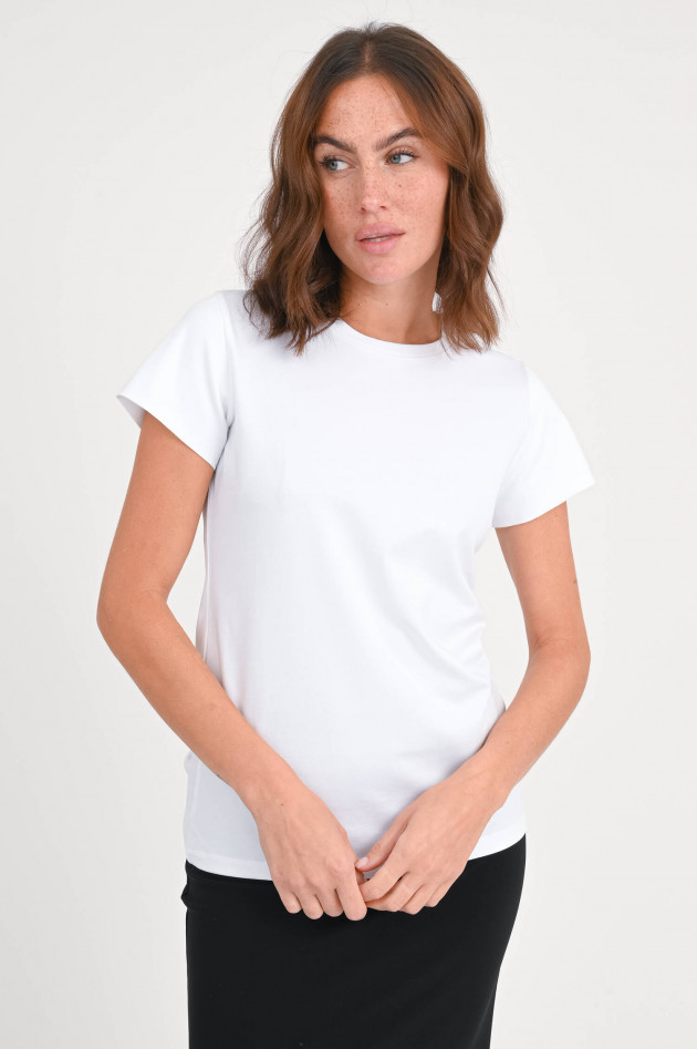 Dorothee Schumacher Slim Fit T-Shirt in Weiß