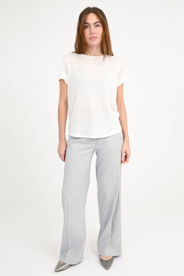 Dorothee Schumacher T-Shirt aus Hanf in Camellia White