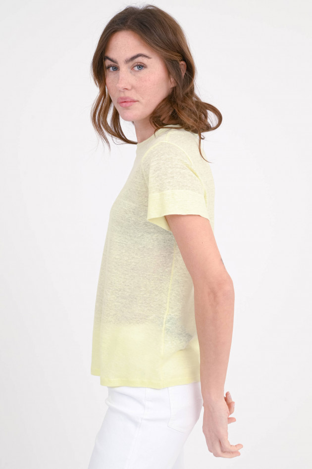 Dorothee Schumacher T-Shirt aus Hanf in Light Lemon