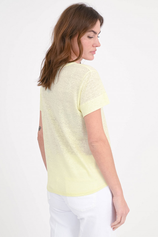 Dorothee Schumacher T-Shirt aus Hanf in Light Lemon
