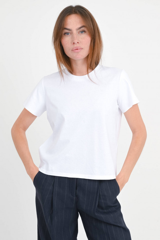 Dorothee Schumacher Shirt mit Schleifen-Details in Weiß/Schwarz