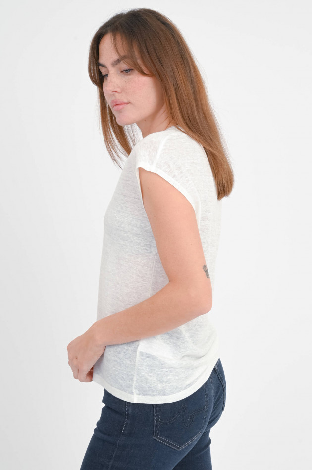 Dorothee Schumacher Shirt aus Hanf  in Camellia White