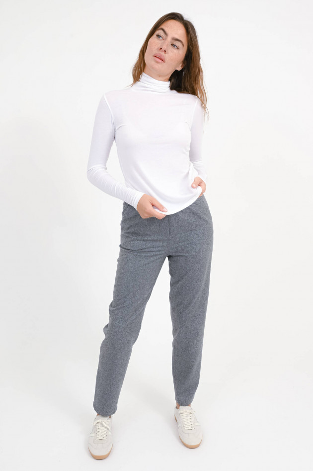 Dorothee Schumacher Turtleneck mit transparenter Optik in Eggshell