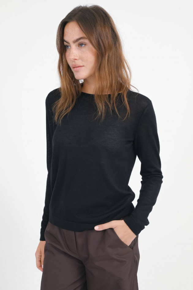 Dorothee Schumacher Cashmere Pullover in Pure Black